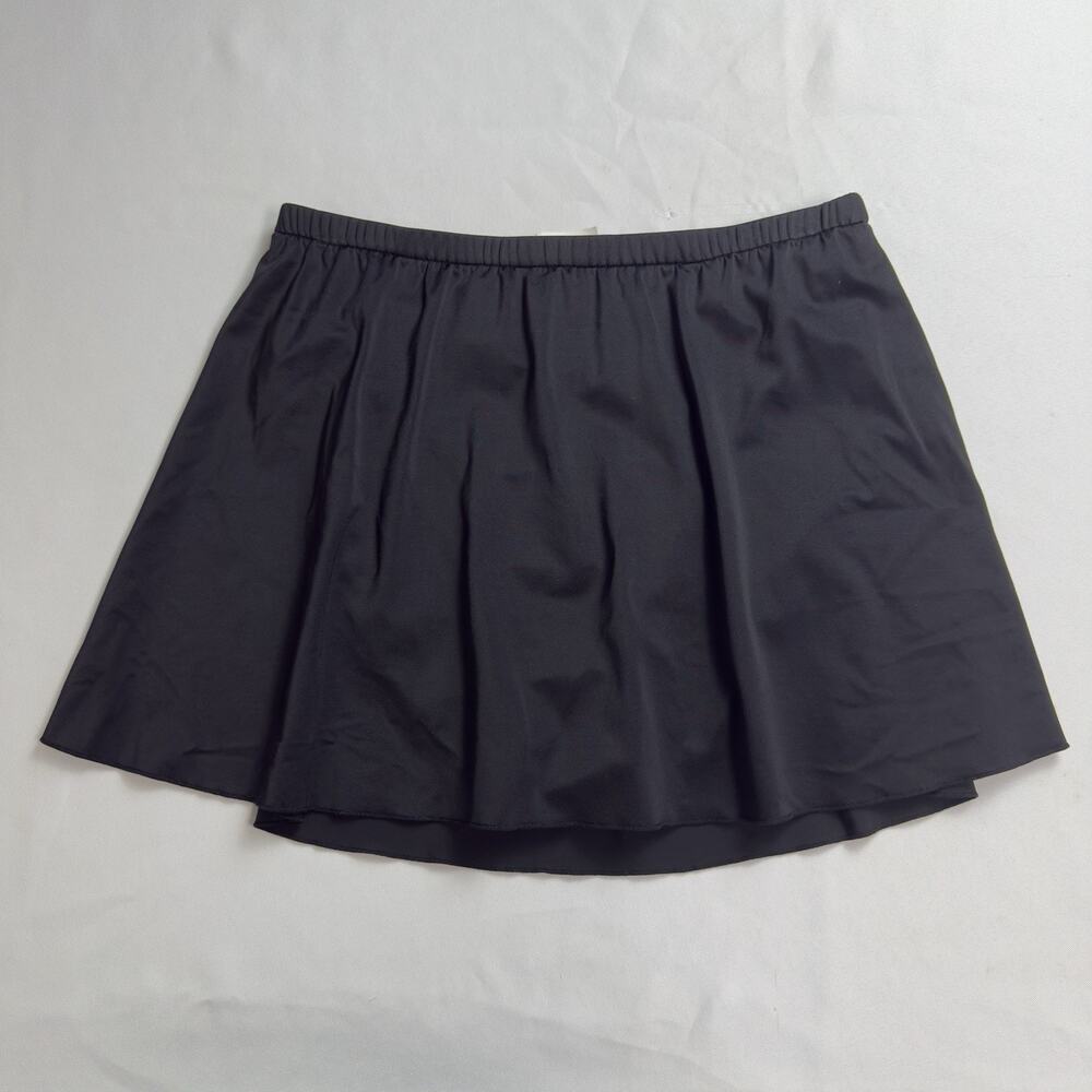 American Beach Swim Skirt Women's Size 14 Black